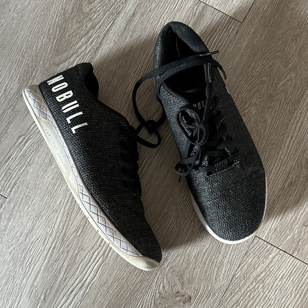 NOBULL Black Knit Athletic Shoes